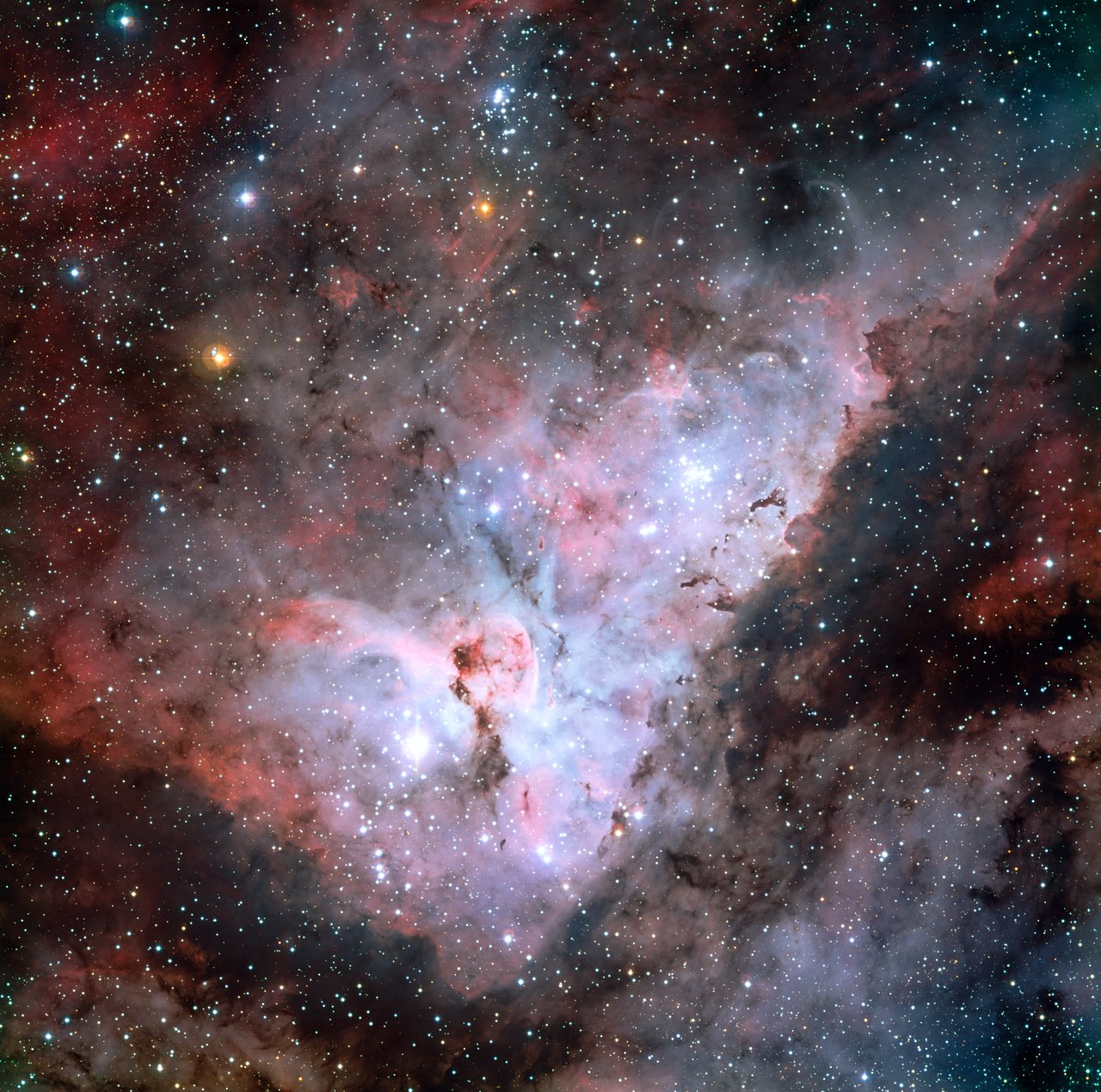 La nébuleuse de la Carène (NGC 3372) · VLT Survey Telescope